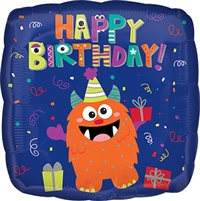 VLP18 inch Happy Little Monster Birthday