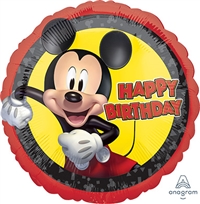 18 inch Mickey Mouse Forever Birthday Round Balloon