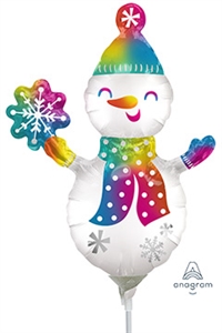 Snowman Foil Balloon