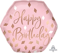 Blush Birthday Foil Balloon