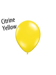 5 inch Jewel Citrine Yellow latex balloons