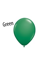 5 inch Green latex balloons