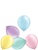 5 inch Pastel Pearl Assortment latex balloons