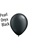 5 inch Radiant Pearl Onyx Black latex balloons