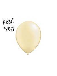 5 inch Pastel Pearl Ivory latex balloons