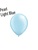 5 inch Pastel Pearl Light Blue latex balloons