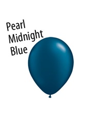 5 inch Radiant Pearl Midnight latex balloons