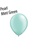 5 inch Pastel Pearl Mint Green latex balloons