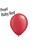 5 inch Radiant Pearl Ruby Red latex balloons