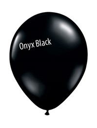 9in  ONYX BLACK Qualatex Jewel