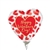 Valentine's Blush Lined Hearts Balloon