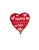 4 inch Crafty HVD- Heart Shape Foil Balloon