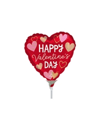4 inch Crafty HVD- Heart Shape Foil Balloon