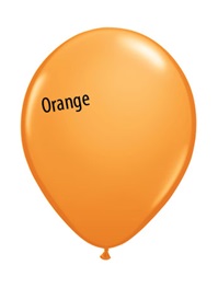 9 inch Qualatex ORANGE, Price Per Bag of 100