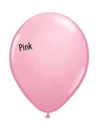 9 inch Qualatex PINK, Price Per Bag of 100