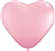 11 inch Qualatex Heart PINK, Price Per Bag of 100