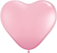 11 inch Qualatex Heart PINK, Price Per Bag of 100