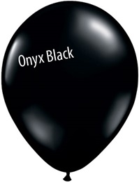 11in ONYX BLACK Qualatex Jewel