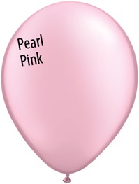 11in PEARL PINK Qualatex Pastel Pearl