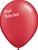 11in PEARL RUBY RED Qualatex Radiant Pearl