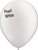 11in PEARL WHITE Qualatex Pastel Pearl