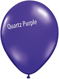 11in QUARTZ PURPLE Qualatex Jewel