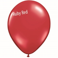 11in RUBY RED Qualatex
