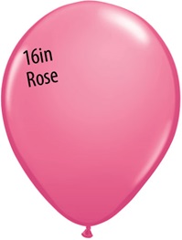 16 inch Qualatex Fashion ROSE Latex Balloon