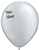 16 inch Qualatex SILVER Latex Balloon