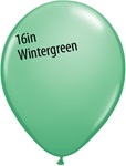 16 inch Qualatex Fashion WINTERGREEN Latex Balloon