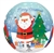 Snowy Christmas Santa ORBZ Foil Balloon