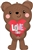 Teddy Bear Love Balloon