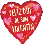 Feliz Dia De San Valentin foil balloon