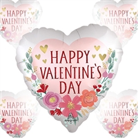 Valentine's Day Romantic Flowers Balloon