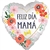 18 inch Satin Feliz Dia Mama Blooms