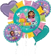 Gabby's DollHouse Balloon Bouquet