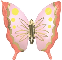 30in Soulful Blossoms BUTTERFLY  Foil Balloon