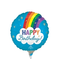Birthday Rainbow Balloon