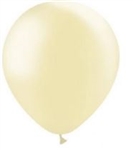 5in Metallic IVORY - Round Latex - BALLOONIA - Price Per Bag of 100