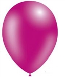 5in Metallic FUCHSIA  - Round Latex - BALLOONIA - Price Per Bag of 100