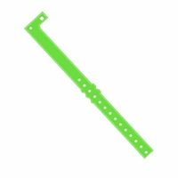 3/4in Plastic Wristband Neon LIME GREEN