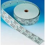Coupon ticket rolls are perfect for raffles, contest & drawings of all kinds.  With the same number on both sides they can be used for tracking purposes.  If your organization has events you should always have some of these tickets.