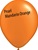 11in PEARL MANDARIN ORANGE Qualatex Radiant Pearl