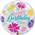 22 inch BUBBLES Happy Birthday Flowers & Filigree