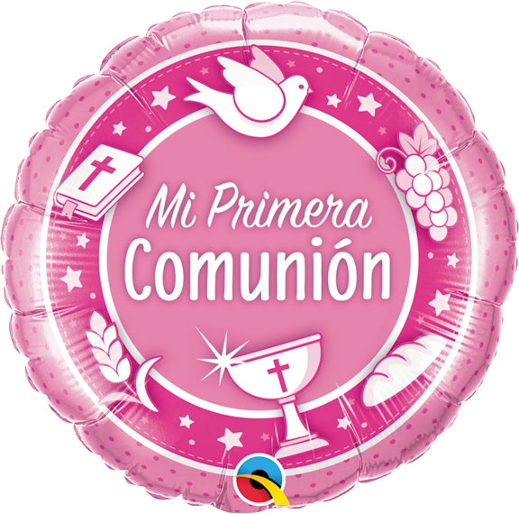 18 inch Mi Primera Comunion Elements Foil Balloon