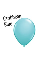 5 inch Fashion Caribbean Blue latex balloons