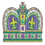 Mardi Gras Prismatic Crown