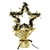 11 1/2in GOLD Star Gleam 'N Shape Centerpiece, Price Per EACH