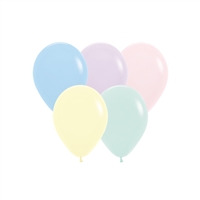 5 inch Pastel Matte ASSORTMENT Latex Balloon