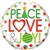 18 inch Peace, Love, & Joy